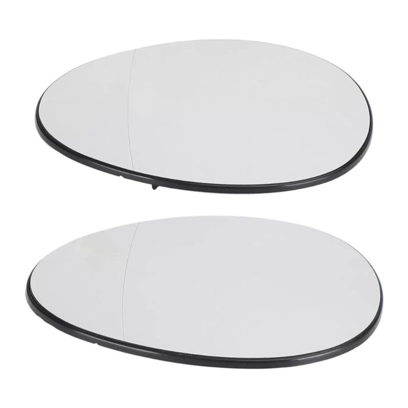 Left/Right Wing Mirror Glass 51169803193 51162755625 51169803194 51162755626 for R55 Rearview Mirror Glass Replacement