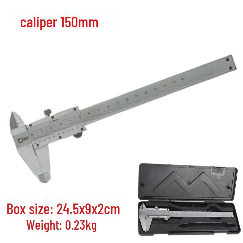 

Electronic Digital Vernier Caliper, Carbon Steel, Multi-Spec, Industrial Grade with Chrome-Plated Laser Scale for Household Measuring