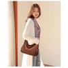 Fashionable Faux Leather Shoulder Bag,women's Large Capacity Handbag,retro Shoulder Bag,multi Pocket Crossbody Bag Suitable for Daily Use and Shopping
