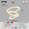 Italian Cream Minimalist LED Pendant Lamp for Living Room and Stairwell