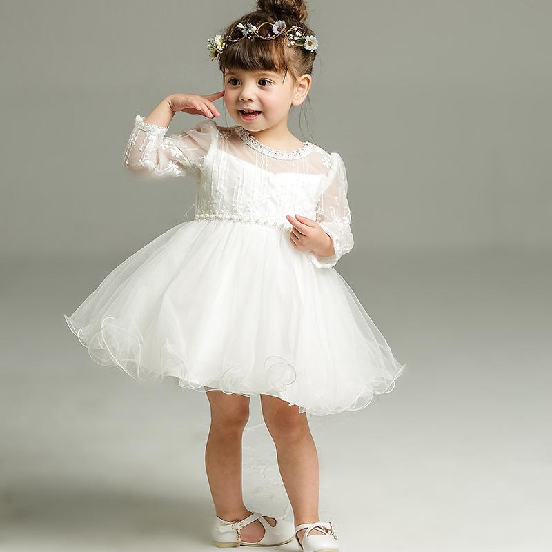 chinese dress ladies Teter Warm Floral Beaded Lace Baptism Dress