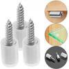 Cabinet Shelf Pins Bracket Screws Non-Slip Sleeve Rust-Proof Metal Self-Tapping Design Cabinet Shelf Support Pegs