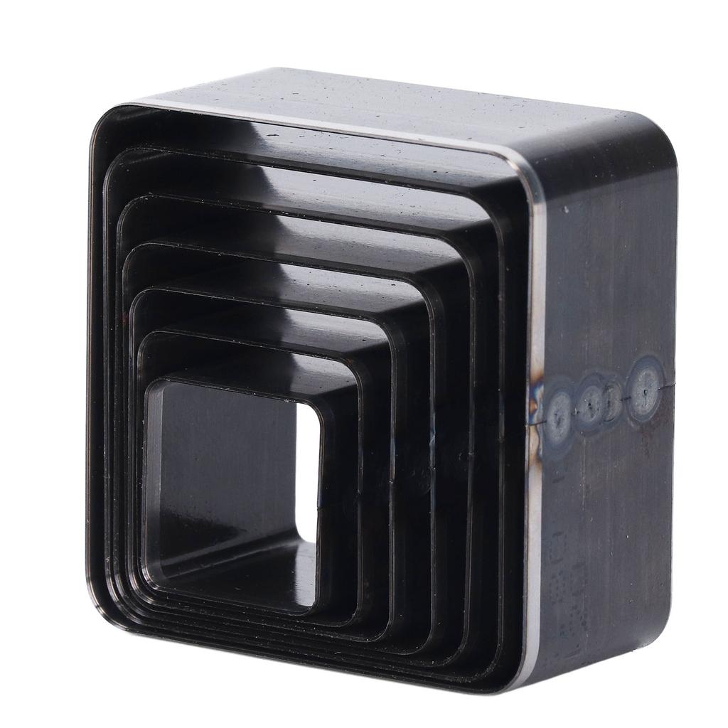 Juego de Troqueles de Corte de Cuero de 7 Piezas Acero de Aleación Rectángulo Juego de Troqueles de Perforación 20 25 30 35 40 45 50mm Longitud del Lado