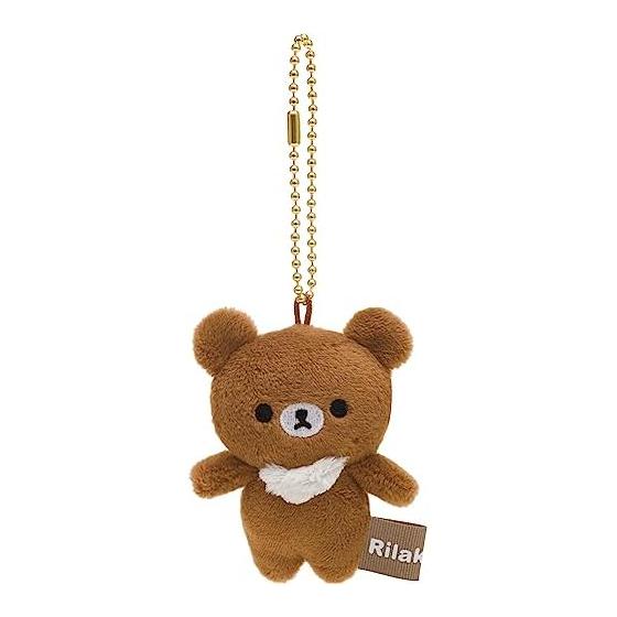 San-X Rilakkuma Mini Plush Toy Cleaner Chiroi Koguma AB17704 H6.5 x W5.5 x D2.5cm