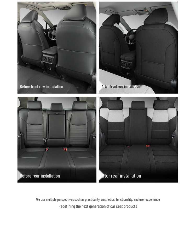 All-Season Breathable Full-Coverage Seat Covers for Toyota Highlander