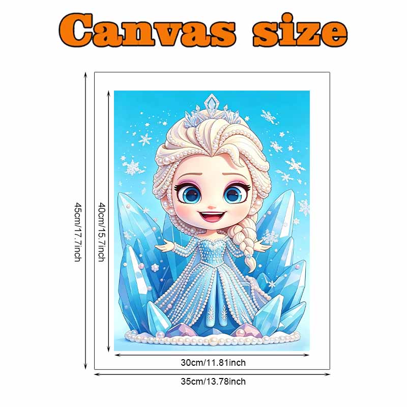 Disney Pearl Painting Elsa Childhood DIY Pearl Painting Gem Art Pearl Dot Painting Picture Crafts Adult Beginner Gifts Home Decor