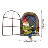 Gnome Tree Hugger, Drinking Dwarf Window Decoration, Creative Resin Outdoor Tree Decoration For Garden Landscape, Hanging Crafts