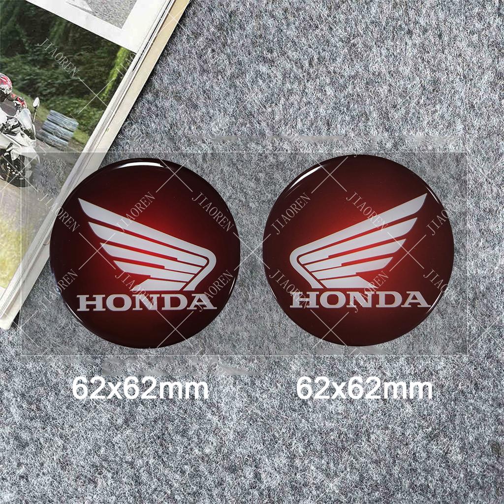 AAADK1 3D Car Motorcycle Honda Stickers Decals Tank Helmet Cbr Cb Pcx Wing Logo Red White Black