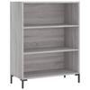 Highboard Gray Sonoma 69.5 x 34 x 180 cm Particleboard