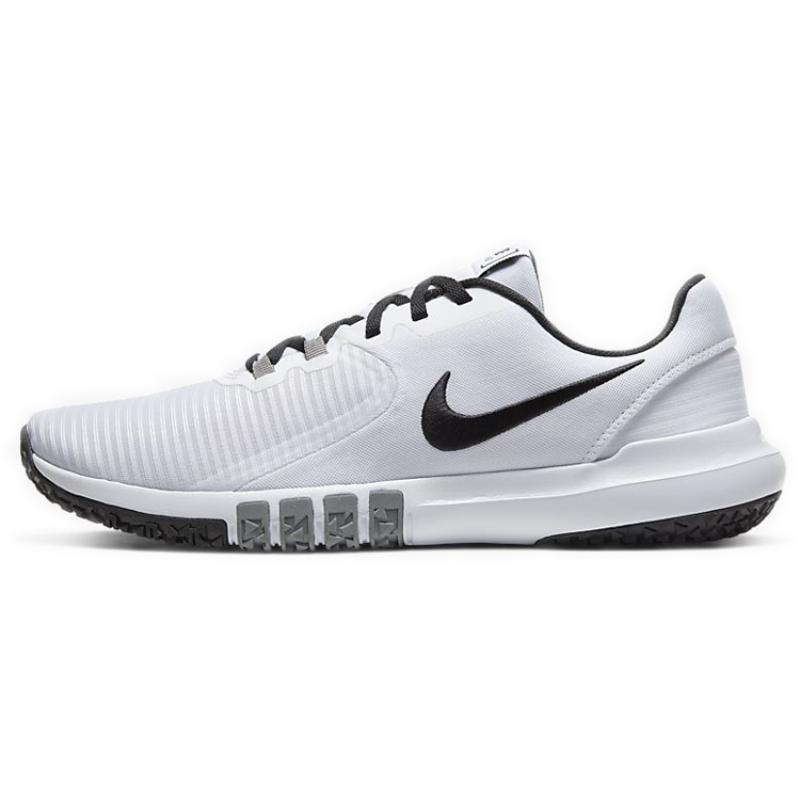 Nike Flex Control 4 White Smoke Grey Black Sneakers CD0197-100