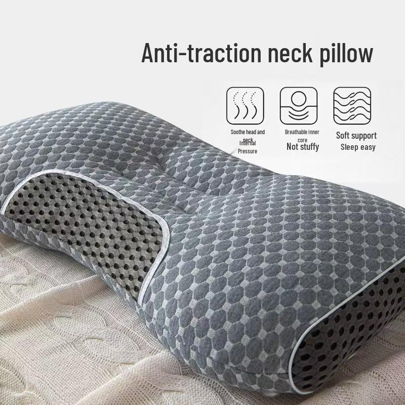 Thickened Washable Massage Neck Support Pillow for Adults - Hotel Quality Sleep Aid