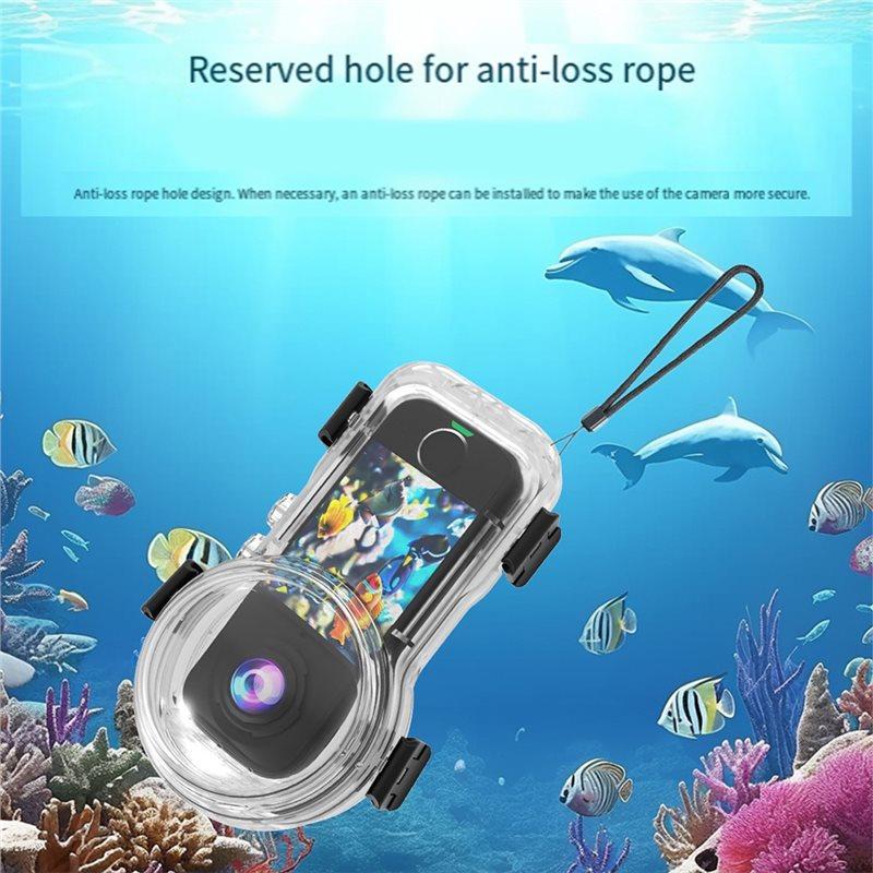 ABUO-For X4air Invisible Dive Case Waterproof Housing For Underwater Protection Diving Shell Accessory