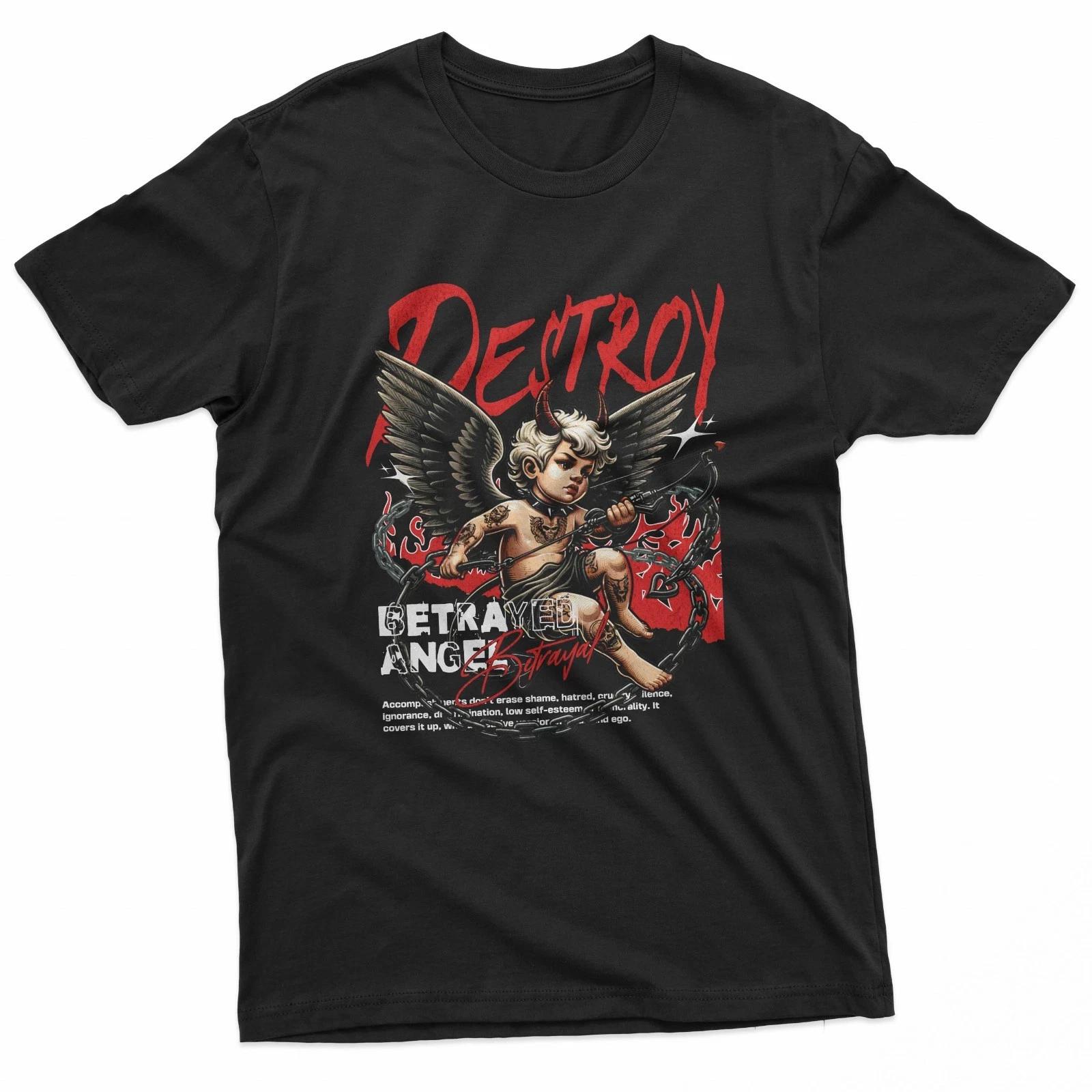 

Angel Gothic Cupid Streetwear T-Shirt L