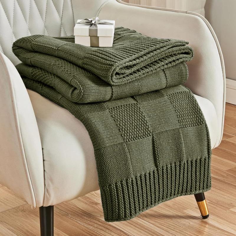 Thick Bohemian Knitted Blanket Multi Use for Camping Baby Sofa Air Conditioning Soft Warm Machine Washable