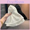 Summer Beach Cap With Pearl Embroidery And Sun Protection For Women