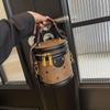 Portable cylinder bag women's 2025 new mobile phone bucket bag versatile shoulder women's bag oblique span bag tide
