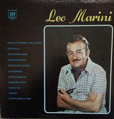 LP Schallplatte LEO MARINI - Leo Marini 063 MATE 1977 US Latein Gebraucht