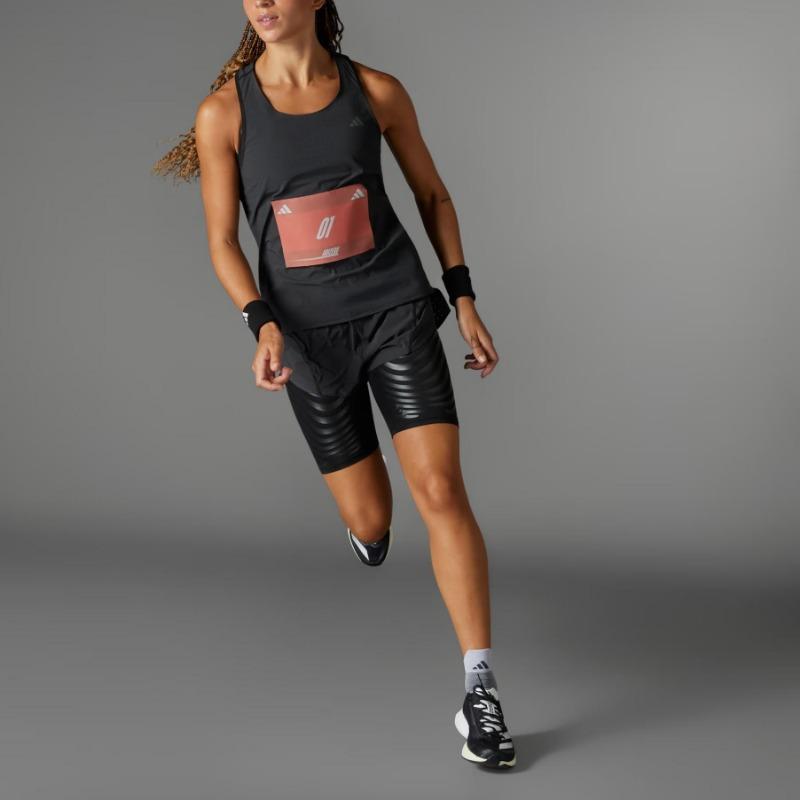 adidas Women's Adizero Running Split Shorts Black IK9708