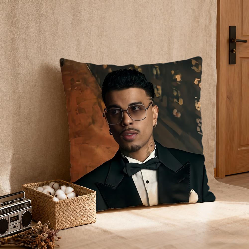 Pillow Case luxurious home office, sofa decorative Multi sized car seat cushions, pillowcases Singer Rauw Alejandro Nuestra