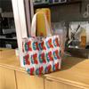 12 Small Fresh and Cute Small Cloth Bags Women's Wrinkled Cloth Printed Handbags Bento Bags