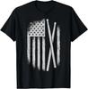 American Flag Drumsticks USA Drummers Vintage Drum Sticks T-Shirt