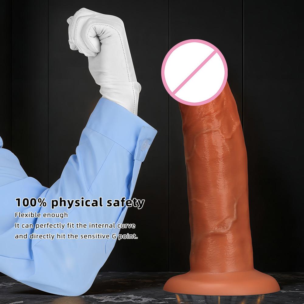 Super Sized Anal Plug Penis Liquid Silicone Simulation Super Sized Dildo Adult Sex