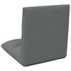 Adjustable Floor Chair Dark Grey Fabric