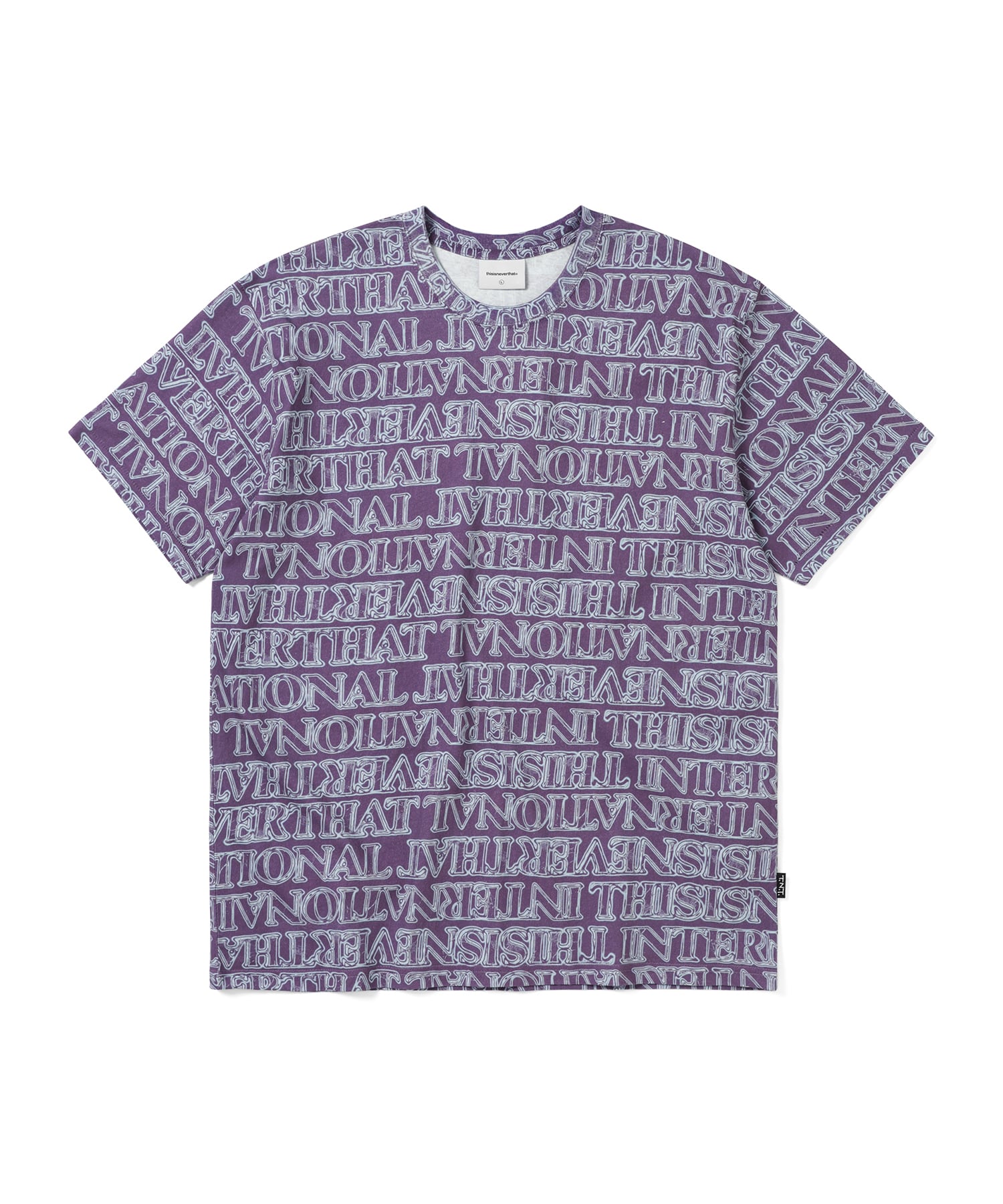 This Is Never That Glass Logo Tee Fuchsia S