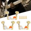 6Pcs Guitar Locking Tuners Tuning Pegs for Full Enclosed Electric Guitars AccessoriesGold