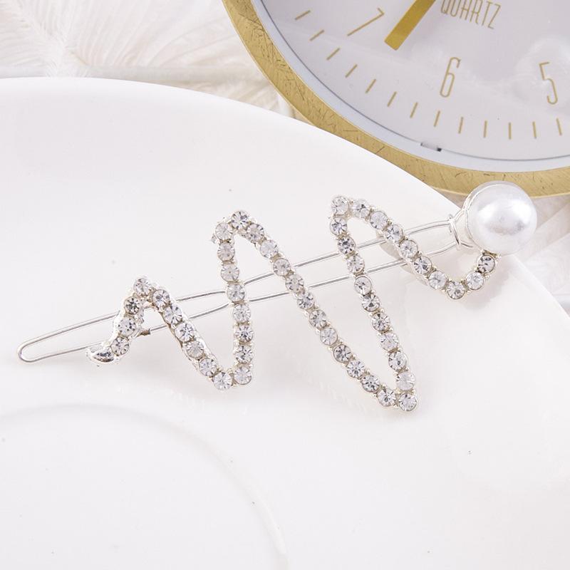 

New Trend Women Metal Hair Clip Geometric Hairpin Gold Moon Round Hairgrip Barrette Girls Hair Accessories