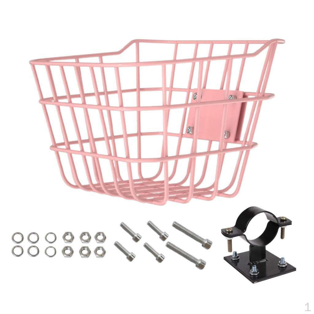 Kids Bike Basket Storage Container Carrier Sturdy Nonsagging Bicycle Front Handlebar Hamper for
