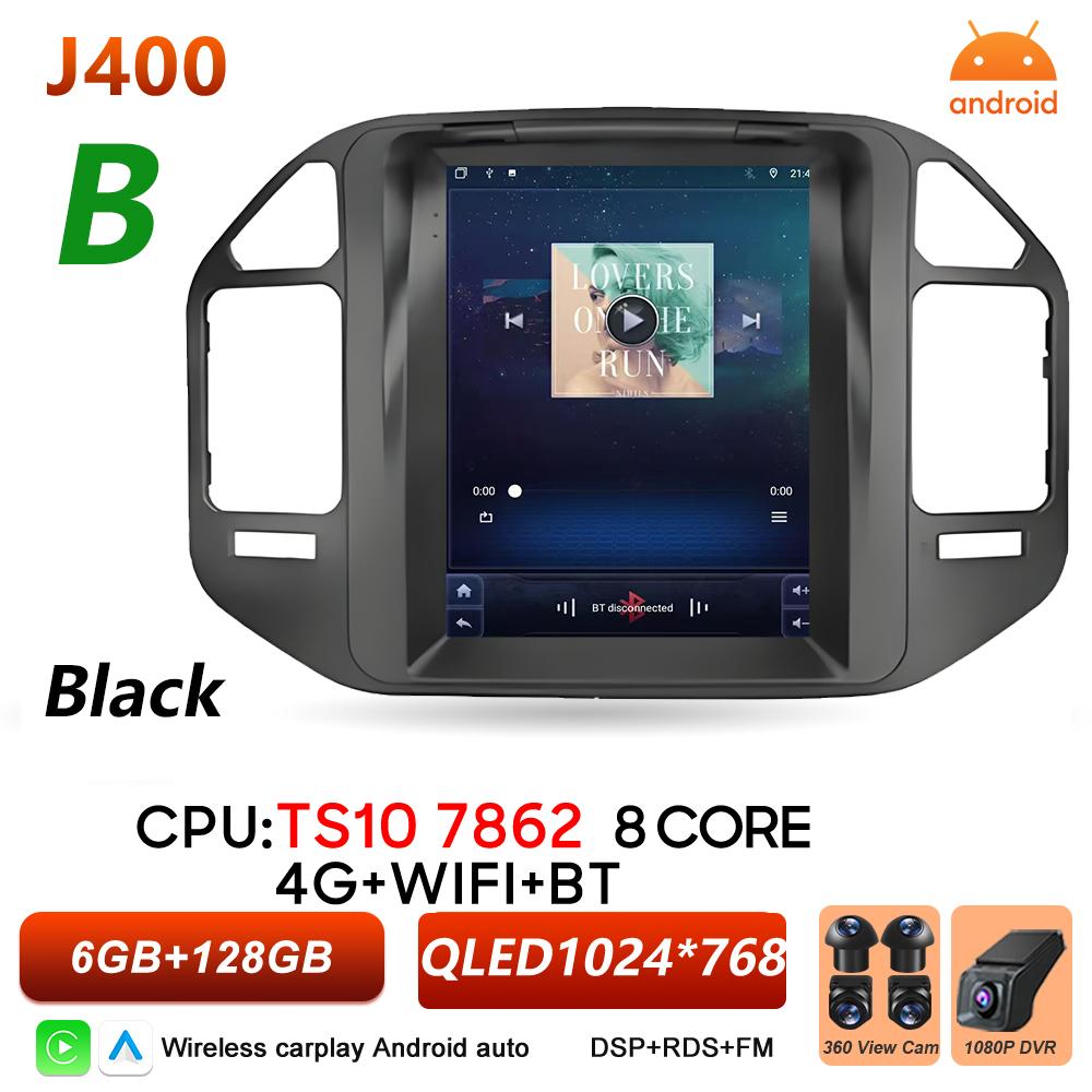 Android 16 Car Radio For Mitsubishi Pajero 3 V60 V68 V73 1999-2011 Multimedia GPS Navigation Carplay Auto BT Stereo DSP RSD Wifi