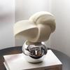 Modern Light Luxury Art Decor: Abstract Geometric Twisted Woven Sculptures for Homes & Offices
