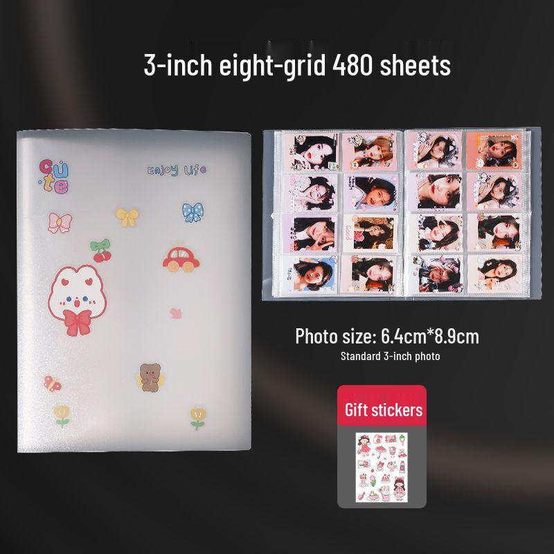 3-Inch Polaroid & Ticket Storage Album for Stargazing Keepsakes