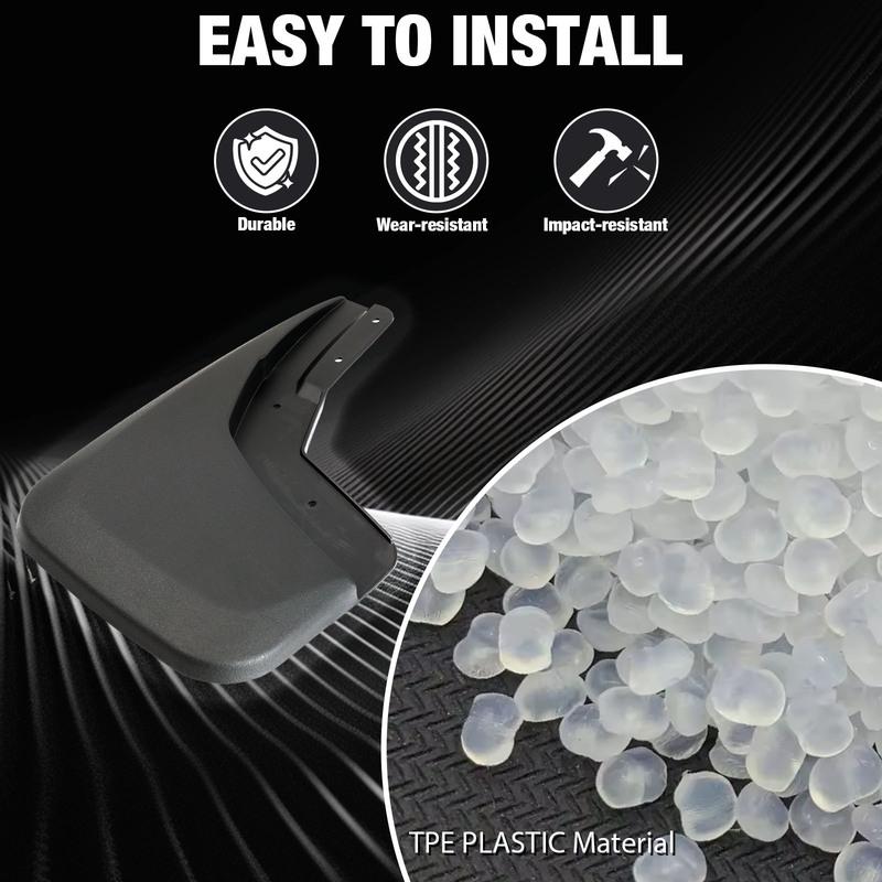 4 Stück für Chevrolet Silverado 1500 2500 3500 HD 2014-2018 Vorne Hinten Schmutzfänger Spritzschutz Schlammbleche Links Rechts 2015 2016 2017