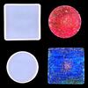 Silicone Mold for DIY Supplies Cup Mat Mold with 2 Optional Color Handsize Simple Mold Fine Material Made DIY Supplies
