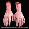 Scary Blood Bandage Broken Severed Hands Halloween Bloody Cloth Strips Haunted House Decorations Blood Gauze Bandage