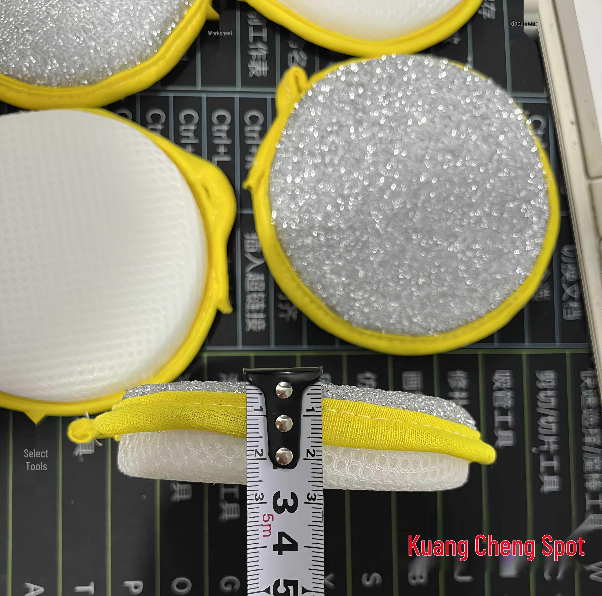 

Двусторонняя губка и скребок для мытья посуды - Ткань для чистки масла с антипригарным покрытием для кастрюль