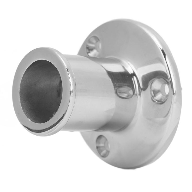 Boat Handle Railing Fitting Easy Tall Rust Resistant 316 Stainless Steel Boat Hand Rail Base for Boats Yachts Fishing Boats