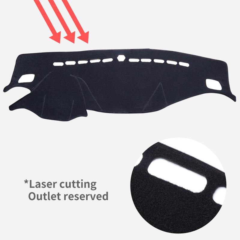 Car Dashboard Mat for Hyundai Creta 2014 2015 2016 2017 2018 2019 2020 Sunshade Protective Carpet Dash Mat Dashmat