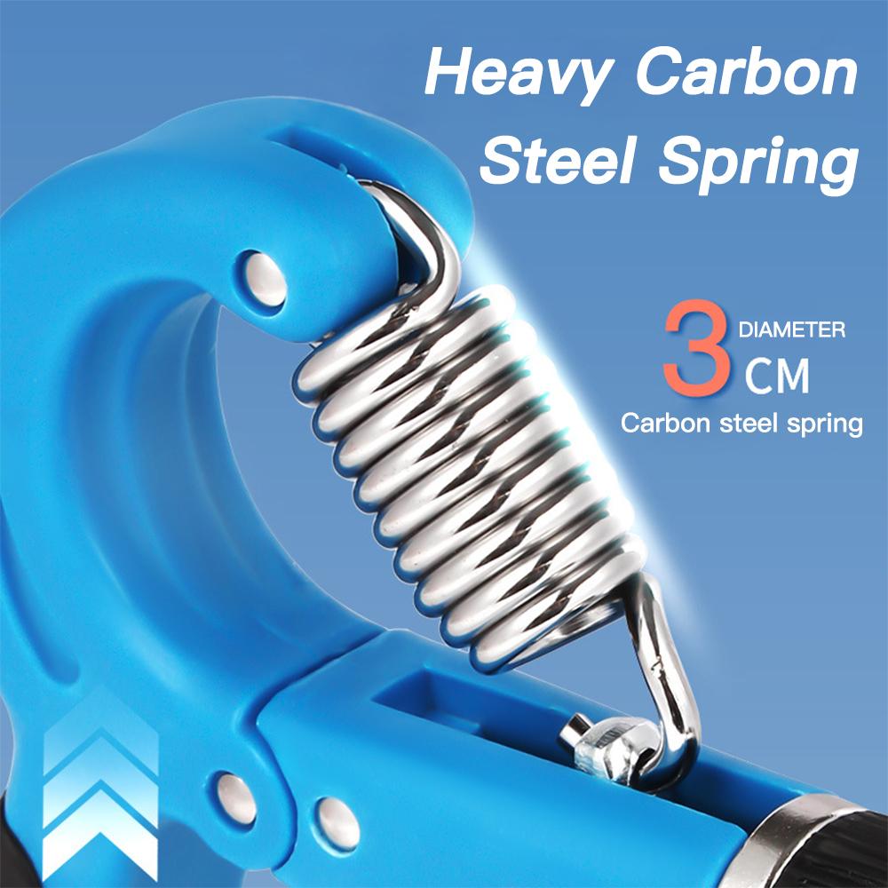 Adjustable 5-60Kg Gripper Hand Exerciser Grip Wrist Training Increase Strength Spring Finger Pinch Carpal Expander for Patients