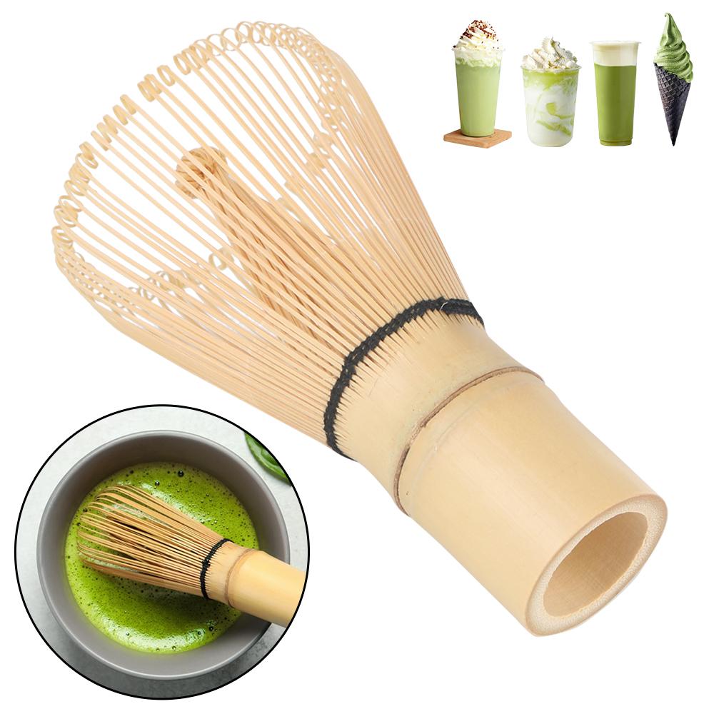 Japanese Ceremony Bamboo Chasen Teaware 100 Matcha Green Tea Powder Whisk Tea Brush Kitchen Accessories