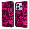 For Xiaomi Redmi Note 14 4G (164.84mm) Wallet Case Pattern Printing PU Leather Flip Stand Phone Cover