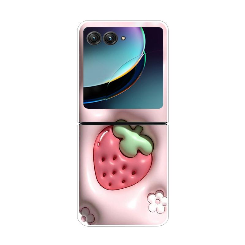 Dla Motorola Razr 40 50 Ultra 5G Przezroczyste Etui Razr40 Razr4 Twardy PC Przezroczysty Tylny Pokrowiec na Telefon Dla Motorola Razr+ Etui
