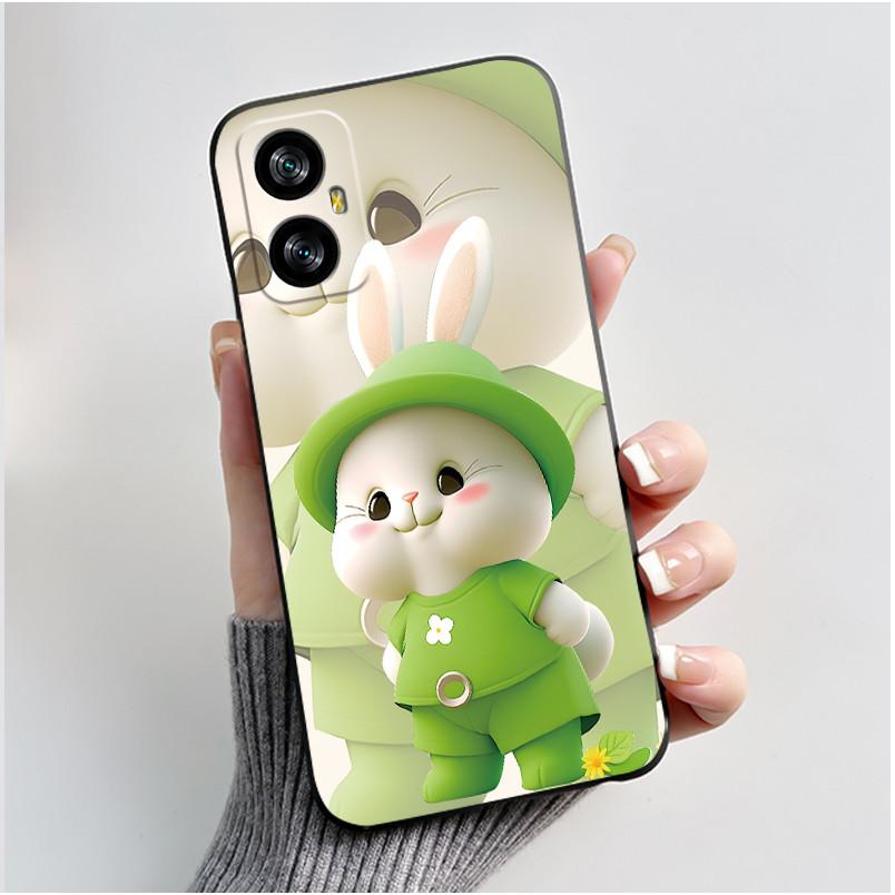 Für Blackview A52 Pro Hülle BlackviewA52 Stoßfest Luxuriös Niedlich Liebeshase TPU Handyhülle für Blackview A52 Silikon Weiche Hülle