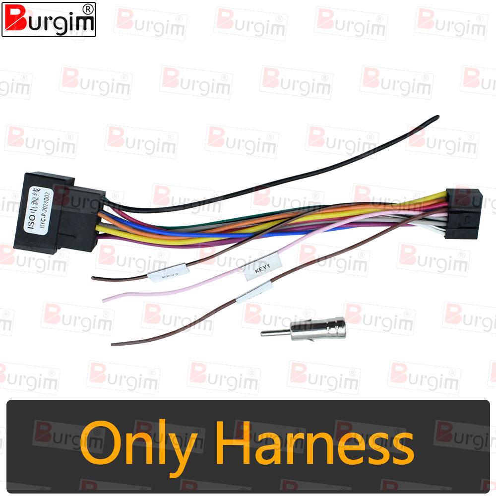 

Car Radio Frame For Mercedes-Benz S-Class W140 3 S280 S300 S320 S320L S420 420L 500 500L 10 inch Stereo Panel 16PIN Harness Wire only cable