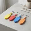 4x Floating Keychain Oval Keyring for Surfing Fishing Outdoor Water Sports