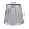 6PCS Clip On Design Lamp Cover 4.3 inch Height Small Lamp Shades Unique Lampshade  Table Lamp