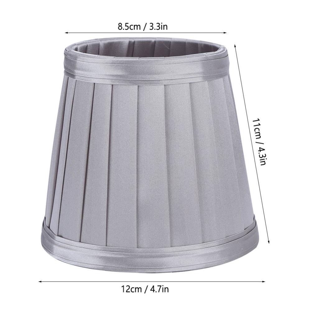 6PCS Clip On Design Lamp Cover 4.3 inch Height Small Lamp Shades Unique Lampshade Table Lamp
