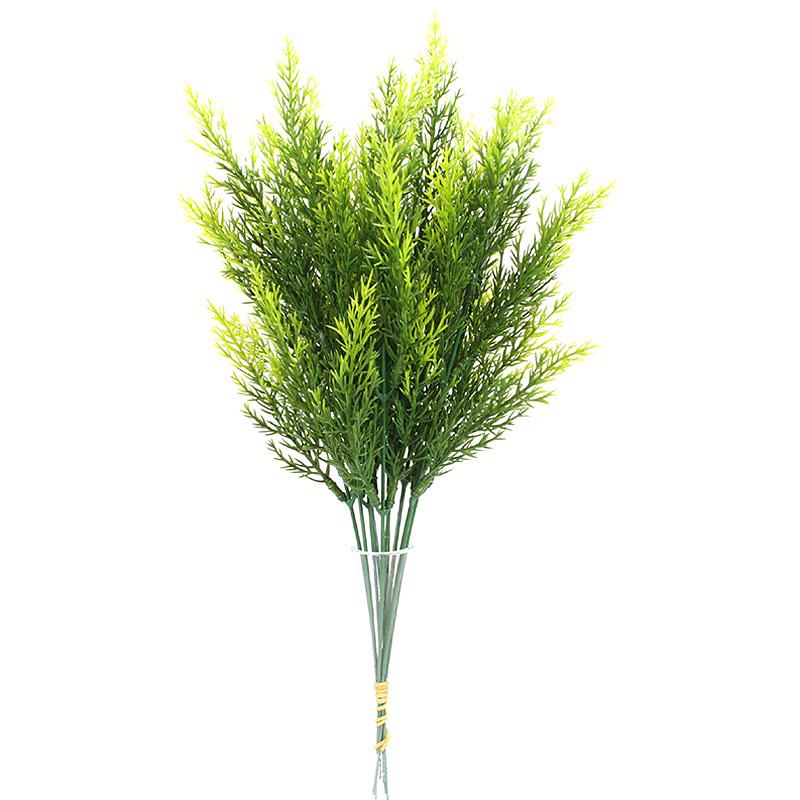 1PC Fake pine needles Fake Nuts Plastic Artificial Pine Branches Christmas Decoration Bouquet